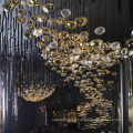 Lampes suspendues de lustre de luxe de hall d&#39;accueil personnalisé créatif